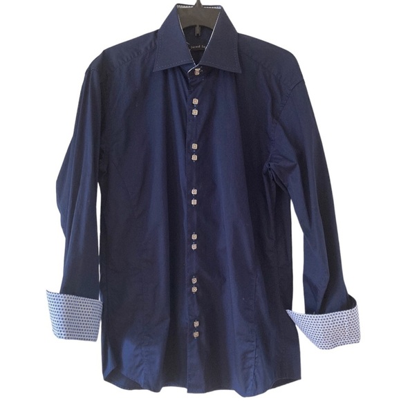 Jared Lang Men's Button-Down Shirt Long Sleeve Casual Shirt - Picture 1 of 7